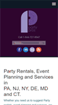 Mobile Screenshot of partyproseastcoast.com